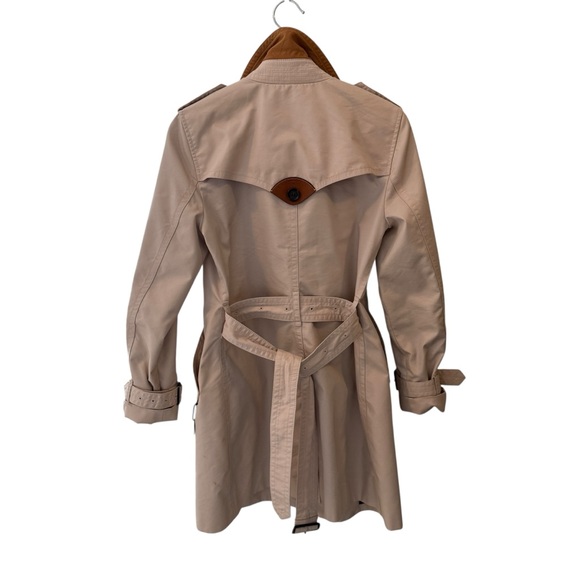 Coach Double-Breasted Tan Trench Coat - Picture 7 of 16